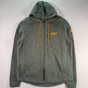 Under Armour Stephen Curry 30 Hoodie Sweatshirt Men XL Loose Green Active Fleece